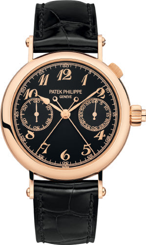 Patek Philippe Grand Complications 5959R-001 33.2mm Black Opaline Arabic Rose Gold Leather Main image