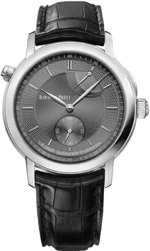 Audemars Piguet Jules Audemars 26344PT.OO.D002CR.03 Grande Sonnerie Carillon 39mm Slate Grey Guilloche Index Platinum Leather Main image