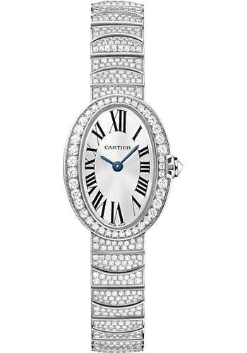 Cartier Baignoire HPI00327 Mini White Gold Diamond Case - Diamond Bracelet Main image