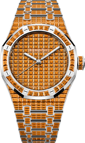 Audemars Piguet Royal Oak 15514BC.SE.1284BC.01 Selfwinding Orange Spessartite 41mm "50th Anniversary" White Gold Orange Dial Main image