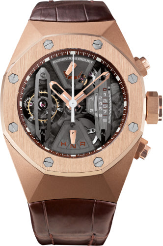 Audemars Piguet Royal Oak Concept 26223OR.OO.D099CR.01 Tourbillon Chronograph 44mm Openworked Rose Gold Leather Main image