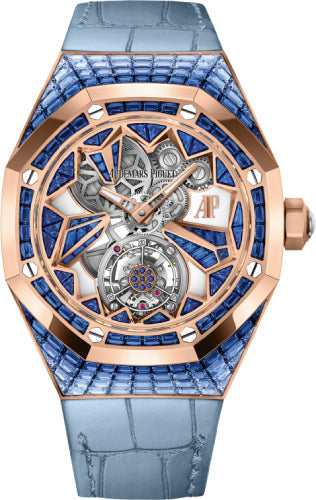 Audemars Piguet Royal Oak 26228OR.SS.D314CR.01 39mm Concept Flying Tourbillon Rose Gold Sapphires