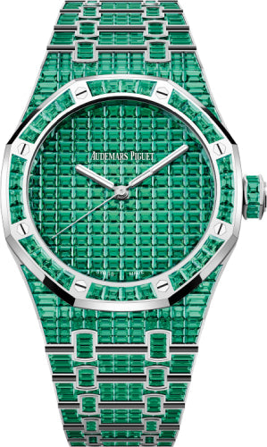 Audemars Piguet Royal Oak 15514BC.EE.1284BC.01 Selfwinding Emerald "50th Anniversary" White Gold Green Dial 41mm Main image