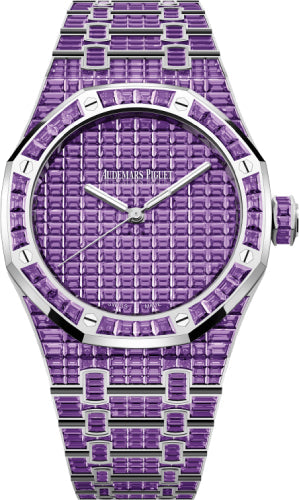 Audemars Piguet Royal Oak 15514BC.AY.1284BC.01 Selfwinding Amethyst 41mm "50th Anniversary" White Gold Purple Dial Main image