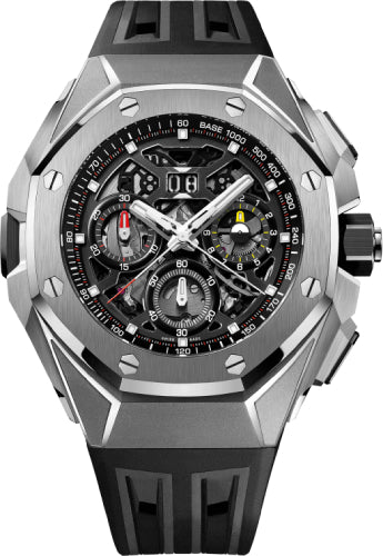 Audemars Piguet Royal Oak Concept 26650TI.OO.D013CA.01 Split Second Chronograph 43mm GMT Large Date Titanium Openworked Dial Main image