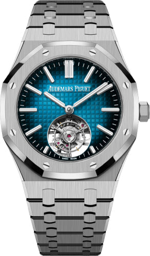 Audemars Piguet Royal Oak 26730TI.OO.1320TI.04 41mm Flying Tourbillion Titanium Blue-Green Dial