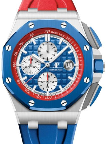 Audemars Piguet Royal Oak Offshore 26400SO.OO.A502CA.01 Selfwinding Chronograph "Ukraine Flag" Stainless Steel Blue/Yellow Dial | 26400SO.OO.A057CA.01
