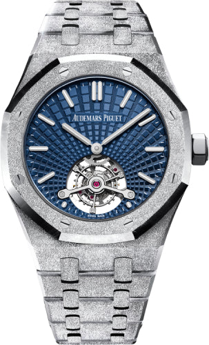 Audemars Piguet Royal Oak 26520BC.GG.1224BC.01 Tourbillon Extra-Thin White Gold Blue Index Dial White Gold 41mm Bracelet Main image