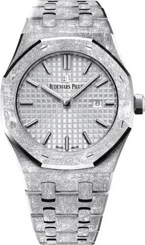Audemars Piguet Royal Oak 67653BC.GG.1263BC.01 Frosted White Gold Quartz 33mm Rhodium Index Bracelet Main image