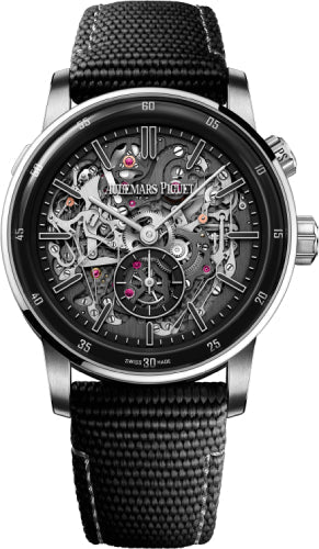Audemars Piguet Code 11.59 26397NB.OO.D002KB.01 Grande Sonnerie Carillon Supersonnerie 41mm White Gold/Ceramic Skeleton Dial Main image