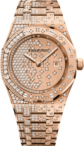 Audemars Piguet Royal Oak 67654OR.ZZ.1264OR.01 Quartz 33mm Rose Gold Diamond