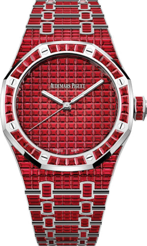 Audemars Piguet Royal Oak 15514BC.RR.1284BC.01 Selfwinding Ruby 41mm "50th Anniversary" White Gold Red Dial Main image