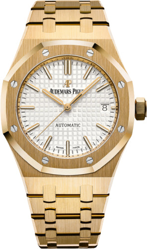 Audemars Piguet Royal Oak 15450BA.OO.1256BA.01 Selfwinding 37mm Silver Index Yellow Gold Main image