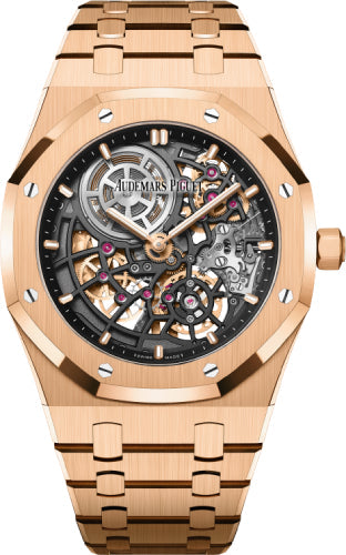 Audemars Piguet Royal Oak 16204OR.OO.1240OR.03 Jumbo Extra-Thin 39mm Openworked Rose Gold Main image