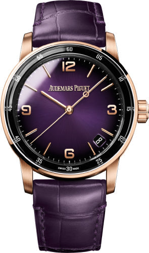 Audemars Piguet Code 11.59 15210OR.OO.A616CR.01 Selfwinding 41mm Rose Gold Purple Dial