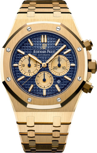 Audemars Piguet Royal Oak Chronograph 26331BA.OO.1220BA.01 41mm Yellow Gold Blue Dial Main image