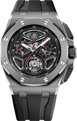 Audemars Piguet Royal Oak Offshore 26622TI.GG.D002CA.01 43mm Flying Tourbillon Chronograph Titanium Openworked Main image