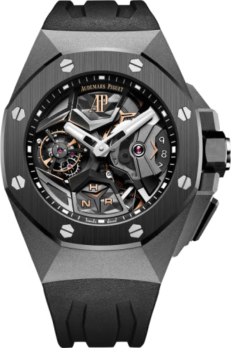 Audemars Piguet Royal Oak Concept 26589IO.OO.D002CA.01 Flying Tourbillon GMT Titanium Black