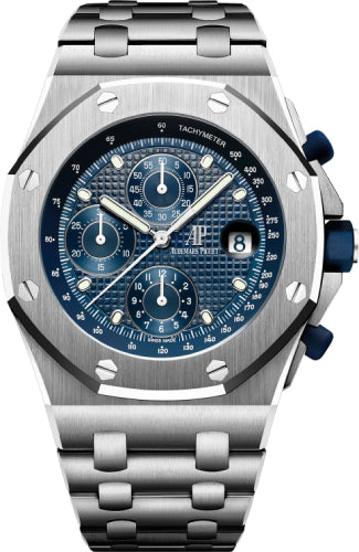 Audemars Piguet Royal Oak 26237ST.OO.1000ST.01 "The Beast" Offshore Chronograph Stainless Steel 42mm Blue Dial