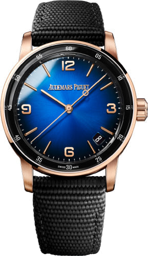 Audemars Piguet Code 11.59 15210OR.OO.A002KB.03 Selfwinding 41mm Rose Gold Blue Dial