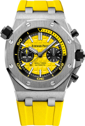 Audemars Piguet Royal Oak Offshore 26703ST.OO.A051CA.01 Diver Chronograph 42mm Yellow Index Stainless Steel Rubber Automatic Main image