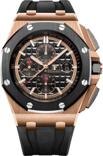Audemars Piguet Royal Oak Offshore 26401RO.OO.A002CA.02 Chronograph 44mm Rose Gold Ceramic Black