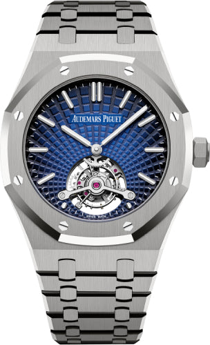 Audemars Piguet Royal Oak 26522TI.OO.1220TI.01 Tourbillon 41mm Extra-Thin Titanium Blue Dial