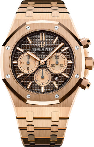 Audemars Piguet Royal Oak Chronograph 26331OR.OO.1220OR.02 Rose Gold 41mm Brown Index Rose Gold Bracelet Main image