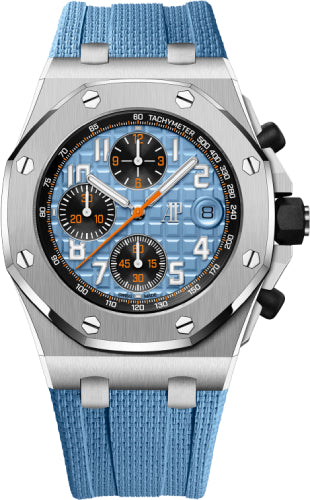 Audemars Piguet Offshore Selfwinding Chronograph 26238ST.OO.A340CA.01 Offshore 42mm Chronograph Steel Ice Blue "Tiffany" Dial
