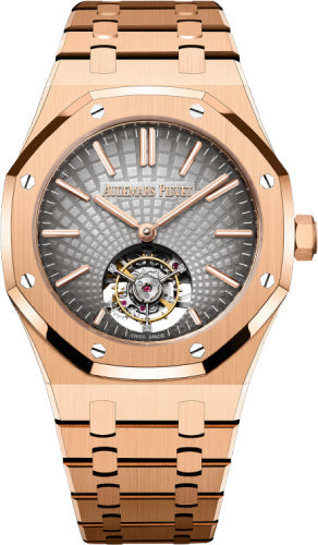 Audemars Piguet Royal Oak 26530OR.OO.1220OR.01 Flying Tourbillon 41mm Rose Gold Slate Grey