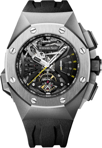 Audemars Piguet Royal Oak Concept 26577TI.OO.D002CA.01 Supersonnerie 44mm Openworked Titanium Rubber