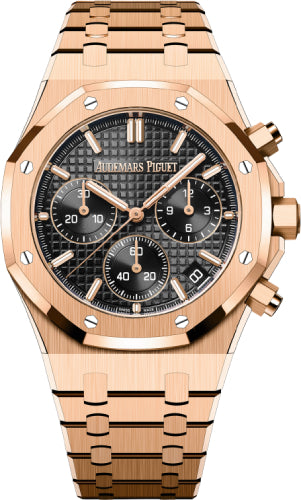 Audemars Piguet Royal Oak 26240OR.OO.1320OR.06 41mm Chronograph Rose Gold Black Dial