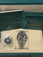 Rolex Datejust 126334 Jubilee Stainless Steel Rhodium Dial