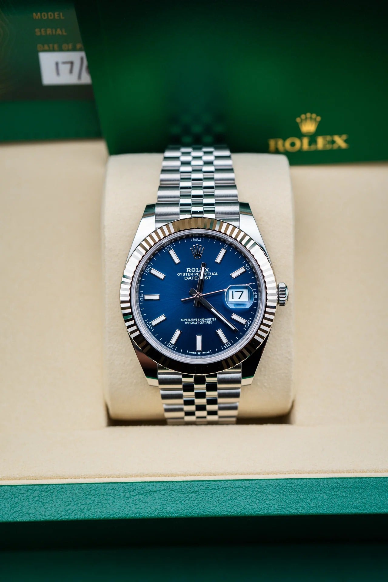 Rolex Datejust 126334 Jubilee Stainless Steel Blue Dial