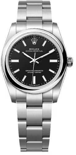 Rolex Oyster Perpetual 124200 34 Black Dial Oyster Bracelet — 2025