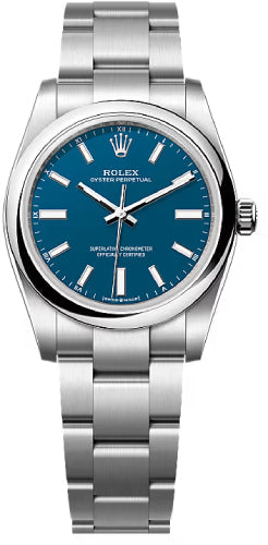 Rolex Oyster Perpetual 124200 34 Blue Dial Oyster Bracelet — 2025