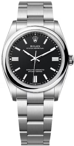 Rolex Oyster Perpetual 126000 36 Black Dial Oyster Bracelet — 2025