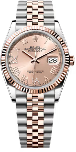 Rolex Datejust 126231 36 Oystersteel Everose Gold Rosé-Colour Set With Diamonds Jubilee Bracelet — 2026