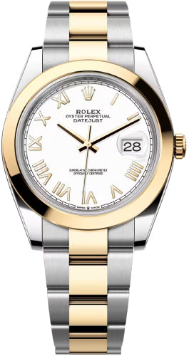 Rolex Datejust 126303 41 Oystersteel And Yellow Gold White Dial Oyster Bracelet — 2026