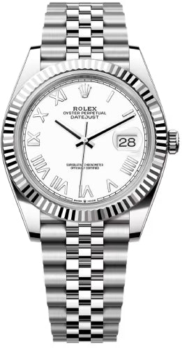 Rolex Datejust 126334 41mm Oystersteel And White Gold & White Roman Dial Jubilee Bracelet — 2026