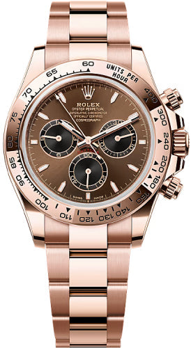 Rolex Cosmograph Daytona 126505 40mm Everose Gold Bright Chocolate Black Dial Oyster Bracelet — 2025