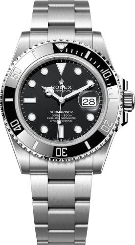 Rolex Submariner 126610LN Date Stainless Steel 41mm Black Dial