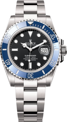 Rolex Submariner 126619LB "Cookie Monster" White Gold Black Dial Blue Bezel 41mm