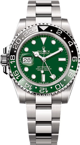 Rolex GMT-Master II 126729VTNR "Sprite" 40mm Green Ceramic Dial Cerachrom Bezel Oyster Bracelet - 2025 Model