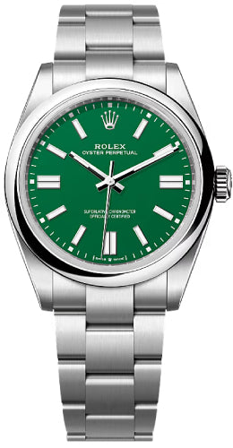 Rolex Oyster Perpetual 134300 41 Green Dial Oyster Bracelet — 2025 Main image