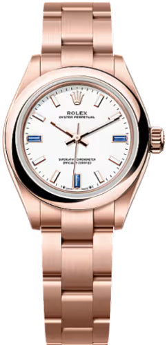 Rolex Oyster Perpetual 276205 28 18Ct Everose Gold White Dial Oyster Bracelet — 2026 Main image