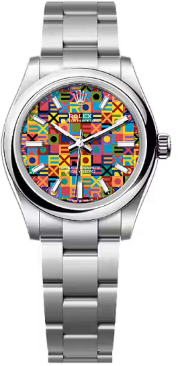 Rolex Oyster Perpetual 277200 31mm Oystersteel Multicolured Jubilee Motif Dial Oyster Bracelet — 2026 Main image