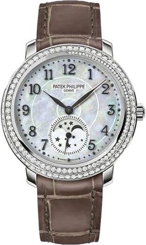 Patek Philippe Complications 4968G-010 Moon Phases White Gold Mother of Pearl Dial Main image
