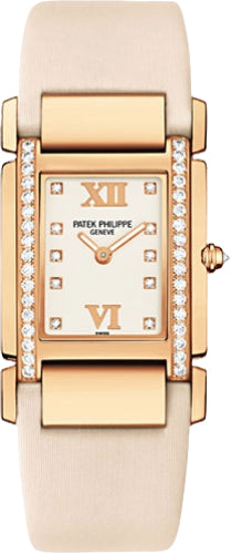 Patek Philippe Twenty-4 4920R-010 Twenty~4 Quartz 25mm Rose Gold Diamond Bezel and Dial Main image