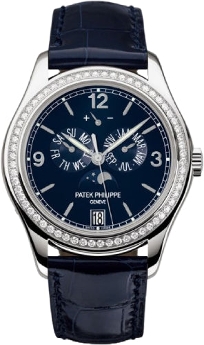 Patek Philippe Annual Calendar 5147G-001 Complications Moon Phases White Gold Navy Blue Dial Main image